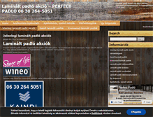 Tablet Screenshot of laminaltpadloakcio.com